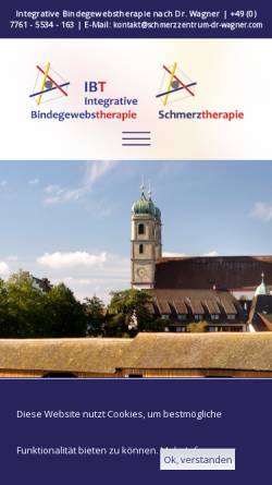 Vorschau der mobilen Webseite www.schmerzzentrum-dr-wagner.com, Schmerzzentrum Hochrhein