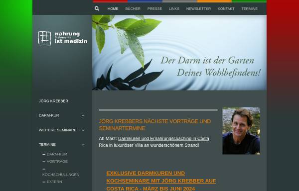 Vorschau von www.nahrungistmedizin.de, Nahrung ist Medizin