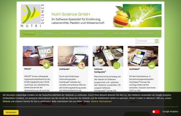 Vorschau von www.nutri-science.de, Nutri-Science