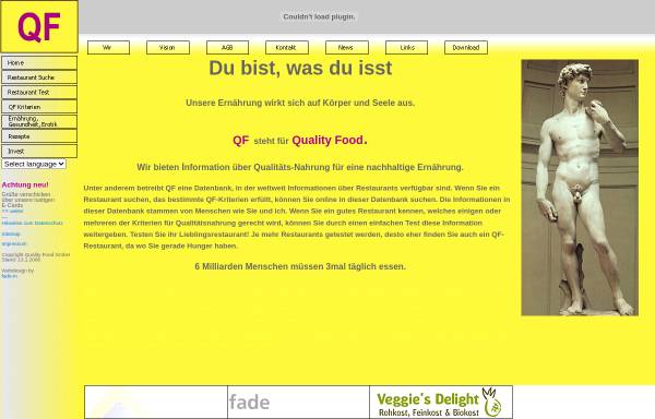 Vorschau von qfinfo.de, Qualityfood