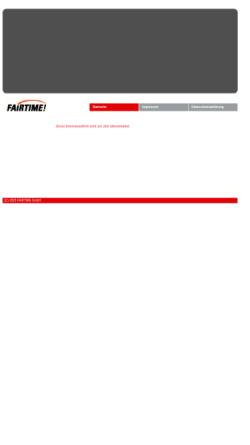 Vorschau der mobilen Webseite www.fairtime.de, Fairtime Touristik GmbH