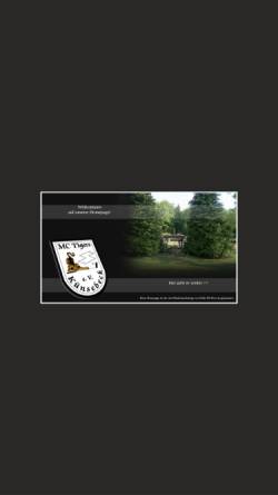Vorschau der mobilen Webseite www.mctigers.de, MC Tigers Künsebeck