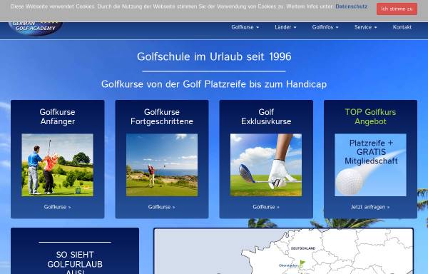 Vorschau von www.germangolfacademy.de, German Golf Academy