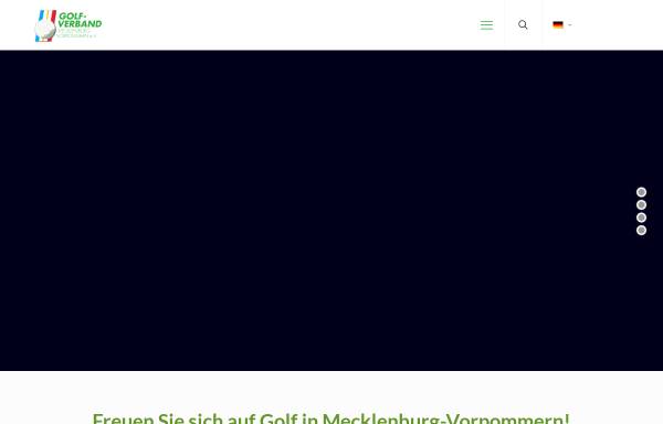 Vorschau von www.golfverband-mv.de, Golfverband Mecklenburg-Vorpommern e.V.