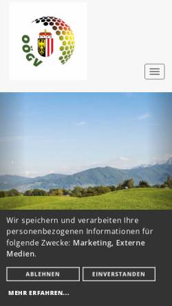 Vorschau der mobilen Webseite www.golf-ooe.at, Oberösterreichischer Golfverband