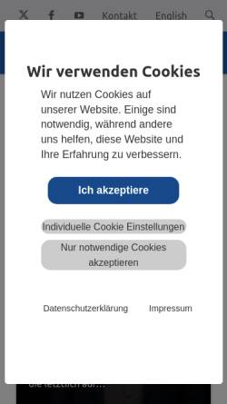 Vorschau der mobilen Webseite www.hochschulverband.de, Deutscher Hochschulverband (DHV)