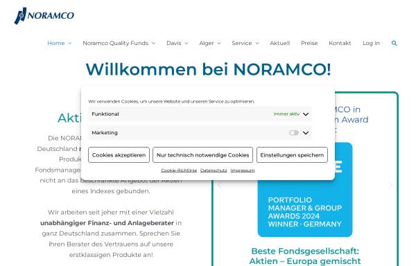 Vorschau von www.noramco.de, Normaco AG