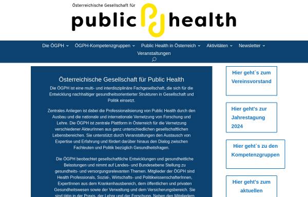 Österreichische Gesellschaft für Public Health (ÖGPH)
