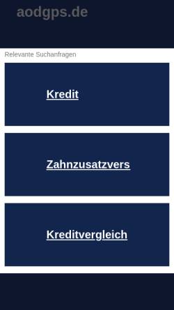 Vorschau der mobilen Webseite www.aodgps.de, Fachgruppe Arbeits- und Organisationspsychologie