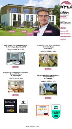 Vorschau der mobilen Webseite www.freytag-immobilien.de, Freytag Immobilien
