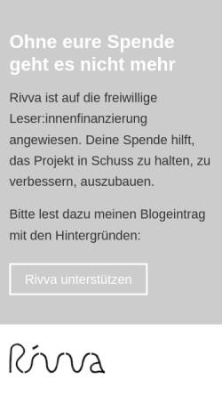 Vorschau der mobilen Webseite rivva.de, Rivva