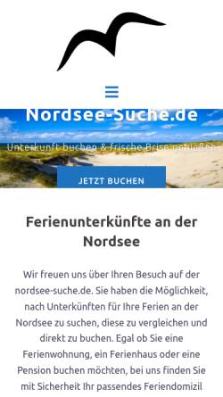 Vorschau der mobilen Webseite www.nordsee-suche.de, Nordsee-Suche