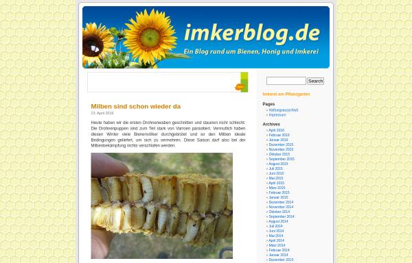 Vorschau von www.imkerblog.de, Imkerblog.de