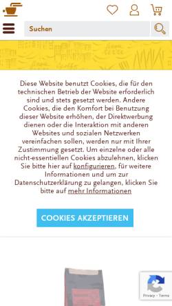 Vorschau der mobilen Webseite www.kaffeezentrale.de, Kaffeezentrale DE GmbH