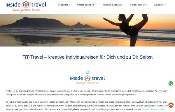 Vorschau von www.tit-travel.de, T.I.T. - Trans Inside Travel