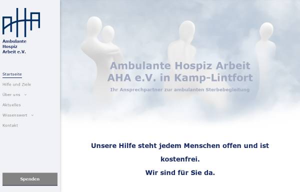 Vorschau von www.aha-in-kamp-lintfort.de, Ambulante Hospiz Arbeit