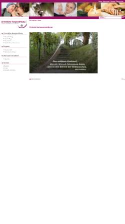 Vorschau der mobilen Webseite www.christliche-hospizstiftung.de, Christliche Hospizstiftung