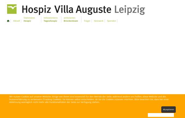 Vorschau von hospiz-villa-auguste.de, Hospiz Netzwerk Leipzig e.V.