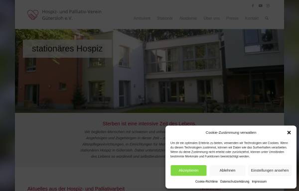 Vorschau von hospiz-und-palliativmedizin.de, Hospiz und Palliativmedizin Gütersloh