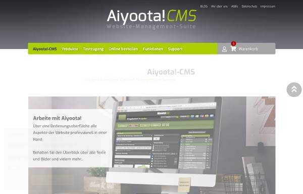 Vorschau von www.aiyoota.com, Aiyoota!-CMS