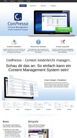 Vorschau der mobilen Webseite www.conpresso.de, ConPresso