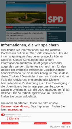 Vorschau der mobilen Webseite spd-hochstadt-pfalz.de, SPD Hochstadt