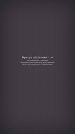 Vorschau der mobilen Webseite www.schuh-wetsch.de, Schuh-Wetsch