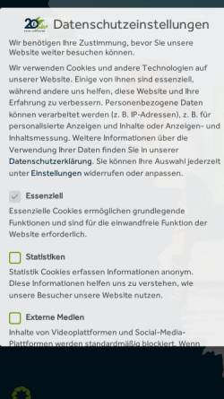 Vorschau der mobilen Webseite www.engel-caravaning.de, Engel Caravaning