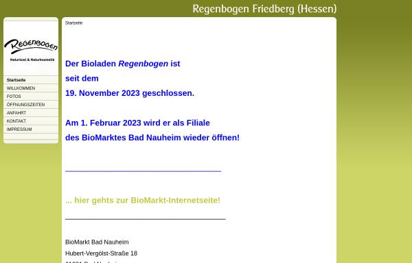 Vorschau von www.regenbogen-friedberg.de, Regenbogen