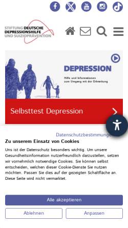 Vorschau der mobilen Webseite www.forschung-psychische-gesundheit.de, Forschungsnetz psychische Gesundheit