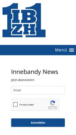 Vorschau der mobilen Webseite www.innebandy.ch, Innebandy Zürich 11