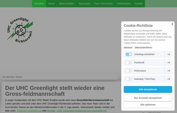 UHC Greenlight - Richterswil