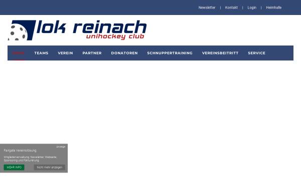 Vorschau von www.lokreinach.ch, UHC Lok Reinach