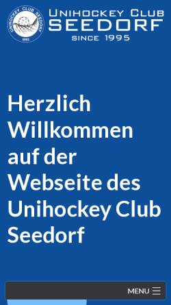 Vorschau der mobilen Webseite www.uhcseedorf.ch, UHC Seedorf