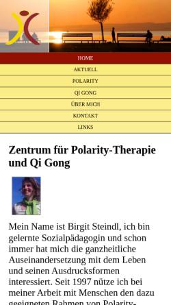 Vorschau der mobilen Webseite polarity.dsteindl.at, Birgit Steindl