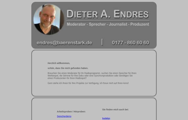 Vorschau von www.baerenstark.de, Endres, Dieter