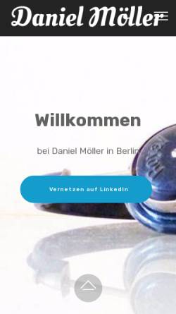 Vorschau der mobilen Webseite www.danielmoeller.de, Möller, Daniel