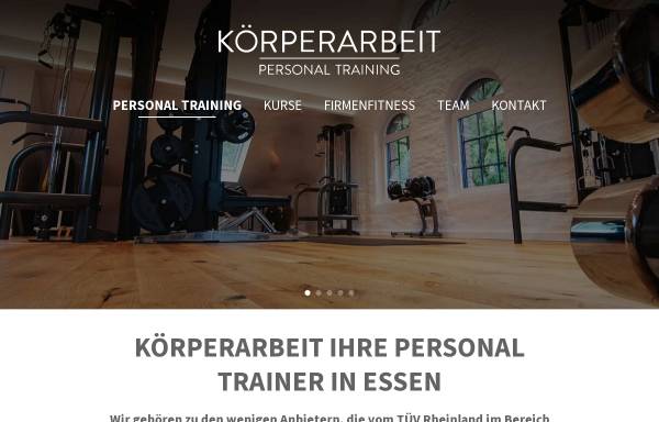 Vorschau von www.koerperarbeit.de, Körperarbeit - Alexander Schischek & Tobias Zamhöfer GBR