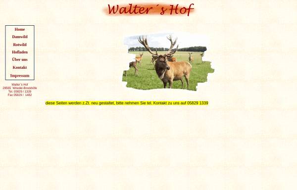 Vorschau von www.walters-hof.com, Walters Hof