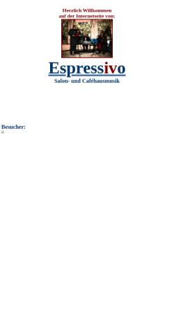 Vorschau der mobilen Webseite www.espress-iv-o.de, Ensemble Espressivo