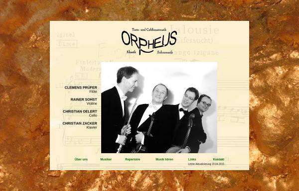 Vorschau von www.orpheus-berlin.de, Orpheus