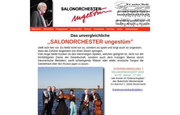Vorschau von www.salonorchester.org, Salonorchester Ungestüm