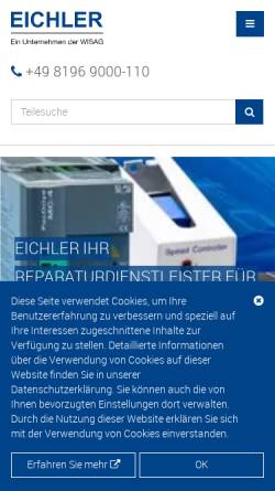 Vorschau der mobilen Webseite www.eichler-service.de, Eichler GmbH