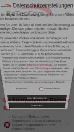 Vorschau der mobilen Webseite www.reteccom.de, ReTecCom GmbH