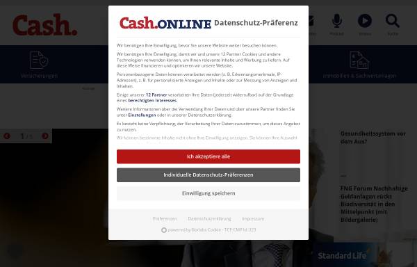 Vorschau von www.cash-online.de, Cash