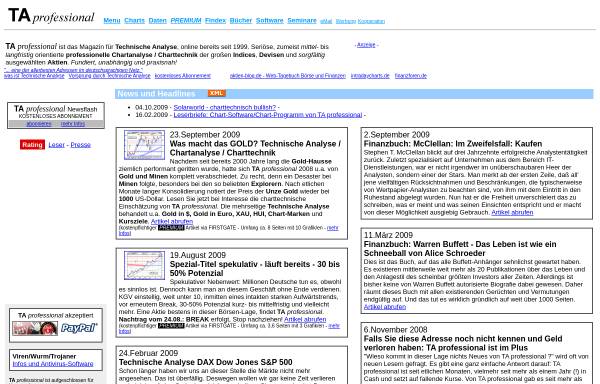 Vorschau von www.taprofessional.de, TA professional - Lutz Düvel