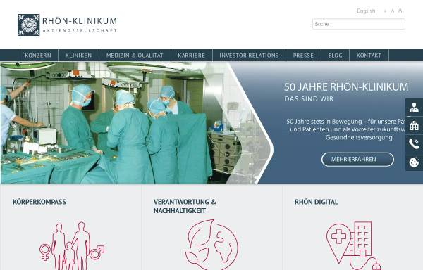 Vorschau von rhoen-klinikum-ag.com, Rhön Klinikum AG