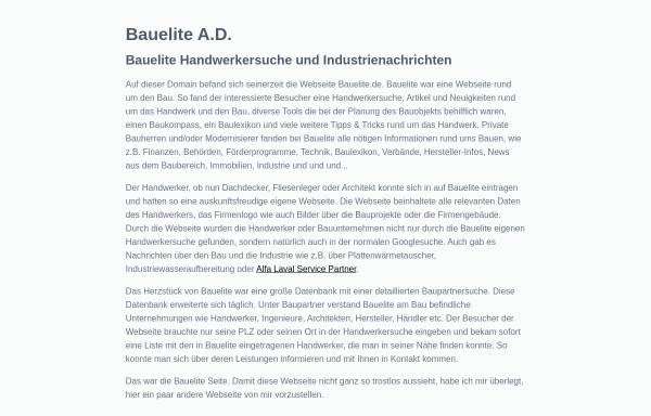 Vorschau von www.bauelite.de, Bauelite