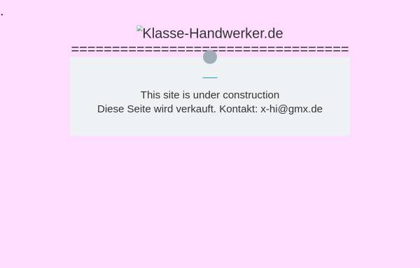Vorschau von www.klasse-handwerker.de, Handwerkerverzeichnis für Deutschland