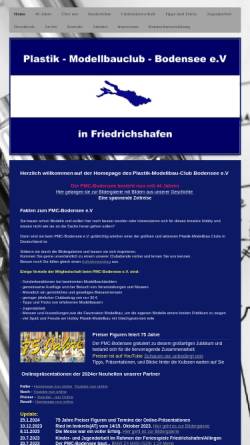 Vorschau der mobilen Webseite www.pmc-bodensee.de, Plastik-Modellbau-Clubs Bodensee